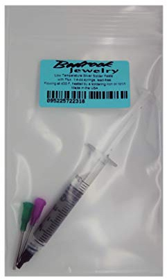Fast Silver Solder Paste with Flux, 1/4-oz Syringe, Lead-Free, Cadmium-Free, Made in USA