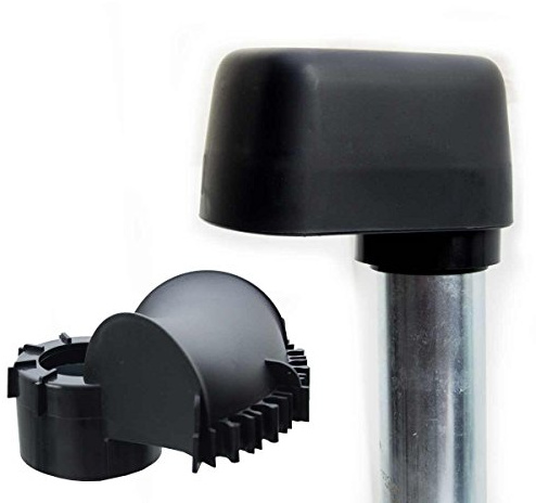 PremiumX Mastkappe mit Kabeldurchführung groß für SAT Mast und Dachsparrenhalter mit 48mm 60mm