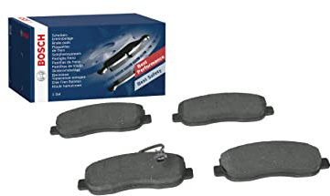Bosch BP1417 - Brake Pads Car Front Axle - Bosch Quality - Reduced Noise and Dust - ECE-R90 Certified - Copper-Free - 1 Set of 4 Pads
