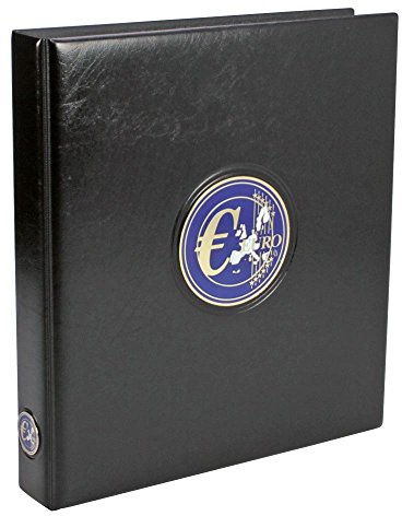 SAFE Münzalbum für 10 Euro-Sätze von 1 Cent bis 2 Euro | Euro-Münzen-Sammelalbum mit 2 transparenten Münzblättern, Einschubstreifen, farbigen Zwischenblättern und Stickerbogen