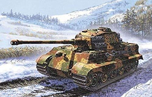 Italeri 510007004 - 1:72 SD KFZ 182 King Tiger, Brown, 28.45 cm