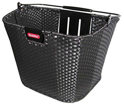 KLICKfix Farradtasche Structura Korb Schwarz Lenkerkorb, 25 x 34 x 27 cm