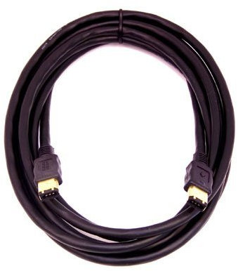 FIBRIONIC Câble Firewire IEEE 1394-6 Pin vers 6 Pin - 3 m