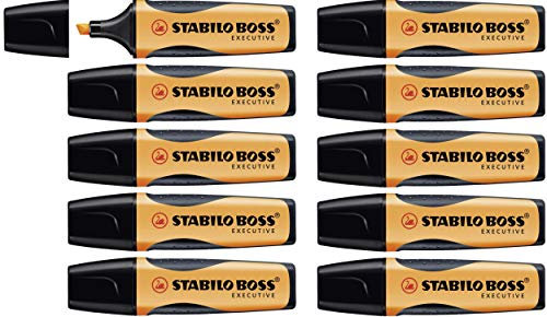STABILO - Premium-Textmarker - BOSS EXECUTIVE - 10er Pack - orange