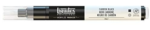 Liquitex Professional Fine Paint Marker, 8mm, Carbon Black