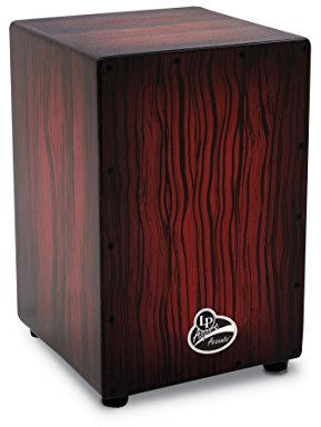 Latin Percussion, Cajón Aspire Accents, Boleau, Dark Wood Streak, LPA1332-DWS
