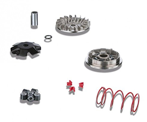 Variateur MALOSSI Multivar MHR MBK Booster Spirit 50 | Pour moteurs Minarelli, diamètre 99,5 millimètres, galets type 16 x 13 de 3,9 et 4,7 grammes; compatible avec Yamaha Aerox 50