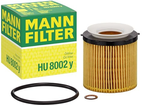 MANN-FILTER, HU 8002 y Ölfilter | Für PKW, Hohe Filtrationsleistung, Optimaler Motorschutz, Hochwertige Dichtung, Echte OE-Technologie