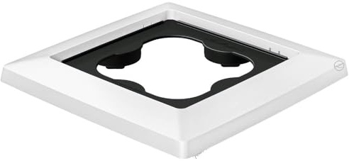Lechuza – Support à roulettes d’Extérieur et d'Intérieur – Pour modèle Cubico Color/Cottage/Premium – Coloris Blanc – 32 x 32 x 4,5 cm
