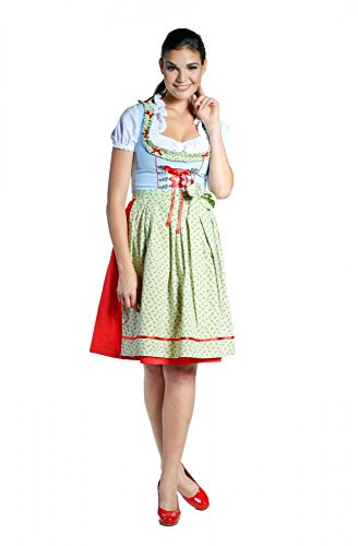 donnerlittchen!! - Dirndl Dress - Women's Rot/Blau/Green 40