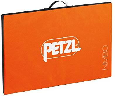 PETZL - Crashpad NIMBO - 700g, Schwarz/Orange, 75 x 50 x 3 cm