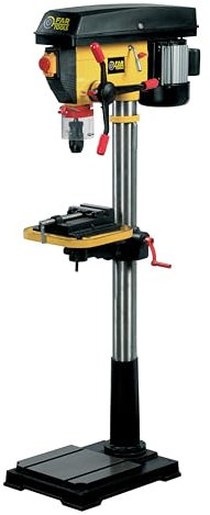 Fartools Perceuse colonne 550W, hauteur 1560mm, col de cygne 162,5mm, mandrin autoserrant 16mm, 16 vitesses de rotation 180-2770tr/min, étau 100mm