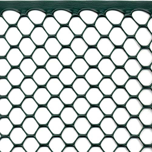 TENAX Exagon 1,00 x 5 m Grün, Schutznetz aus Kunststoff für Balkone, Zäune und Tore