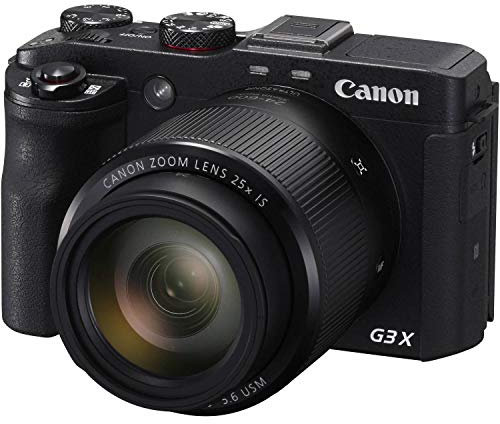 Canon PowerShot G3 X Appareil-Photo Compact 20,2 MP CMOS 5472 x 3648 Pixels Noir - Appareils Photos numériques (20,2 MP, 5472 x 3648 Pixels, CMOS, 25x, Full HD, Noir)