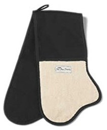 Black Traditional AGA Double Oven Glove Cooks Collection