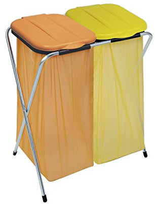 MASTA Müllsackständer Ercofix mit Deckel für 2 Müllsäcke 60-130 L, 1 Stück,900800