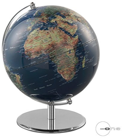 Mascagni Mappamondo Globe Blu ã ˜ 25