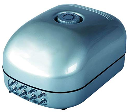 AAPA25L Active Aqua Air Pump, 8 Outlets, 12W, 25 L/Min, 25L, White