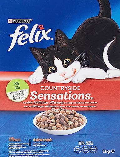 Felix Meaty Sensations mit Rind, Huhn & Gemüse 1 kg Stück