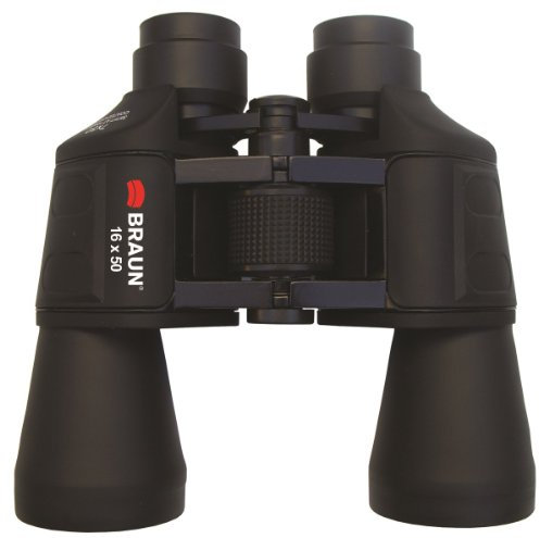 Braun Fernglas 51,115.0 cm, 16 x 50, Schwarz