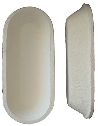 Gärkorb Gärkörbchen Holzschliff 2 kg Brote lang oval glatt inkl. Info 'perfekt Brot backen'