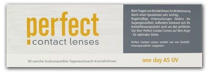 Perfect One Day AS UV Tageslinsen weich, 30 Stück / BC 8.60 mm / DIA 14.20 mm / -2.5 Dioptrien