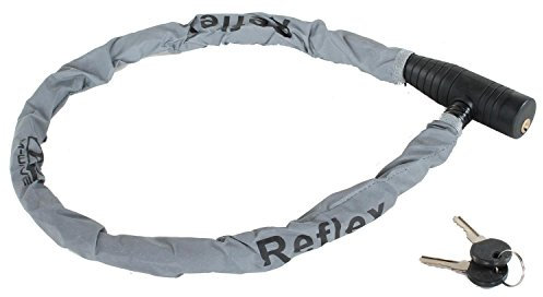 M-Wave Kabelschloss mit reflektierenden Schlossüberzug Automatik Fahrradschloss