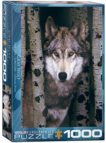 Gray Wolf Jigsaw Puzzle 1000 Pieces 19.25X26.5 EUROPZ-1244