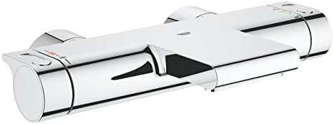 Grohe 34466001 Nouveau Grotherm 2000 mitigeur thermostatique Bain/Douche sans tablette (Import Allemagne), Argent