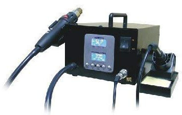 Gowe 220 V 2 in 1 SMD Rework saldatura saldatori