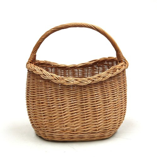 Prestige Wicker Wicker Basket with handle, Natural