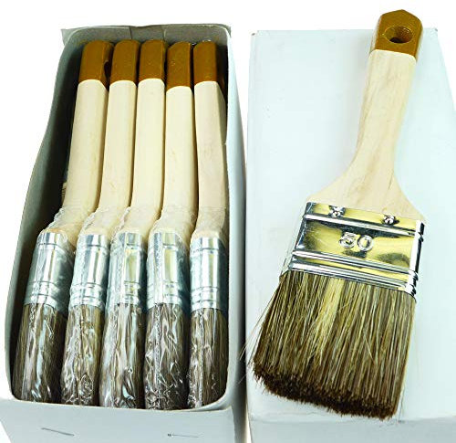 ROTIX-9115 12 x Flachpinsel Lasur-Pinsel Borsten-Mischung (50 mm)