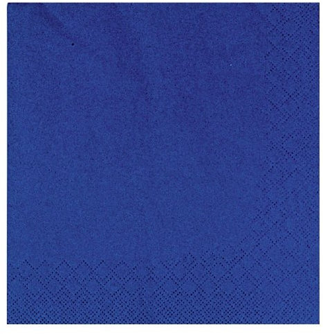 Servietten Fasana BigPack 50 Stück | 3-lagige Papierservietten in royalblau | Serviette 1/4-Falz Größe: 33x33 cm, Dekoserviette, Prägeservietten für Serviettenhalter & Spender