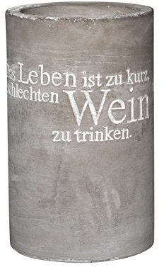 Räder Vino Beton Weinkühler Das Leben ist zu kurz