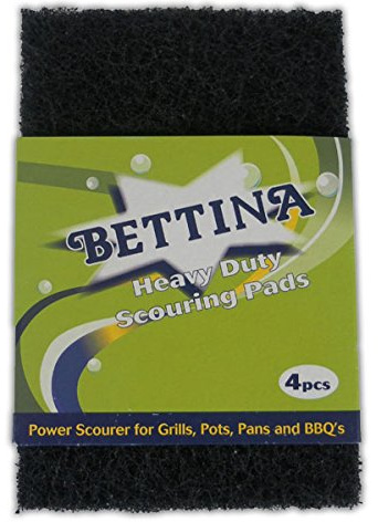 4 Pack Heavy Duty Scourer Pad - Cleaning Wash Scouring Scrubbing BBQ Pots Pans