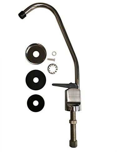 Chrome Push Button Faucet Tap for Undersink Drinking Water Filter System