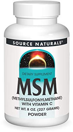 Source Naturals MSM (Methylsulfonylmethane) with Vitamin C - Powder, 8 Ounce