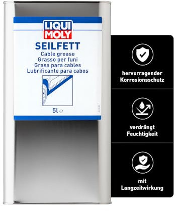 Schmiermittel LIQUI MOLY 6124 Seilfett Korrosionsschutz Hohlraumversiegelung 5L