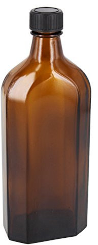 12 x 1000ml Meplatflasche Braunglas inkl. Schraubverschluss OV 28mm schwarz mit EPE-Dichtungseinlage *** Apothekenflasche, Kräuterflaschen, Braunglasflasche, Apothekenflaschen, Apothekenglas, Braunglasflaschen, Meplatflaschen, Kräuterflasche ***