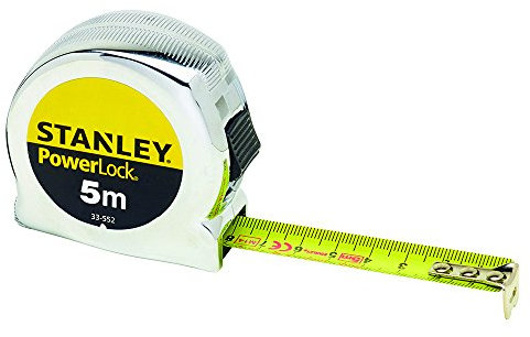 STANLEY 0-33-552 Powerlock Tape, 5m Metric Only