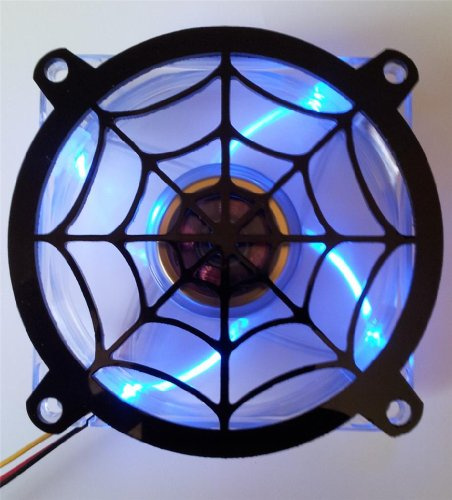 Custom Acrylic Spider Web Computer Fan Grill 120mm