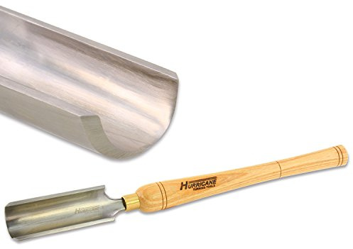 Hurricane Turning Tools, HTT-109, High Speed Steel, 2 Spindle Roughing Gouge for Woodturning