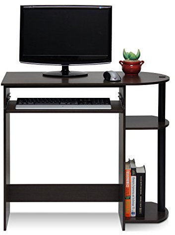 Furinno Scrivanie per Computer, Dark Brown