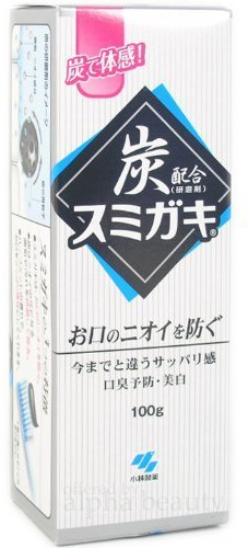 Kobayashi Japan Charcoal Powder Power Toothpaste Tooth Care 100g (Japan Edition) by BestOfferBuy