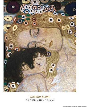 1art1 Gustav Klimt Poster Die DREI Lebensalter Der Frau, Detail Kunstdruck Bild 50x40 cm