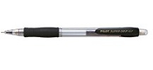 Pilot Super Grip H-187 mechanischer Bleistift (Schwarz, Kunststoff, rund, Metall), 1 Stück