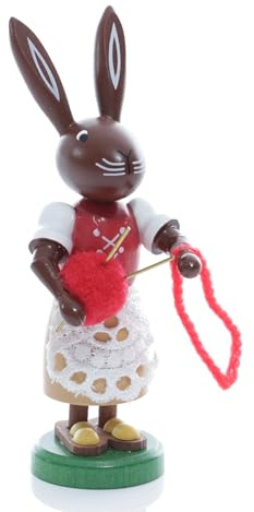 Rudolphs Skattkista, påskfigur, hare, farfar, höjd ca 9 cm, ny, påskdekoration, påskhare, figur, påsk, korg, påskägg, vår, malmberg, tvålar, hare, blommor, mormor