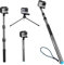 Smatree S3C Abnehmbare, ausziehbare Schwimmstange aus Kohlefaser mit Stativ, kompatibel für GoPro Hero 12/MAX/GoPro Hero 12/11/10/9/8/7/6/5/4/3 Plus/3/GoPro Hero 2018/DJI OSMO Action 2