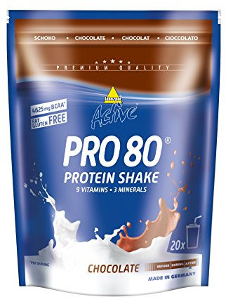 inkospor Active Pro 80 Protein Shake, Chocolate, 500 g Bag