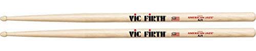 VIC FIRTH AJ1 Drum-Stick 5A American Classic-Serie, Hickory,Wood-Tip